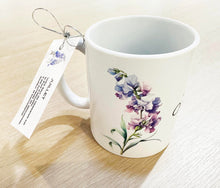 Charger l'image dans la galerie, Mug cadeau mois de naissance avec fleur imprimée mois d'Eté - Vaisselle