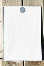 Charger l'image dans la galerie, Ardoise magnétique pot bleu avec feutre effaçable et aimant.