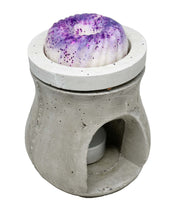 Load the image in the gallery,Bruleur en pierre décor larme pour fondant en cire végétale