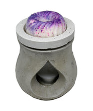 Load the image in the gallery,Bruleur en pierre décor larme pour fondant en cire végétale