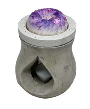 Load the image in the gallery,Bruleur en pierre décor larme pour fondant en cire végétale