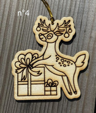 Charger l'image dans la galerie, Décorations de Noël en bois brut à peindre