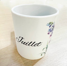 Charger l'image dans la galerie, Mug cadeau mois de naissance avec fleur imprimée mois d'Eté - Vaisselle