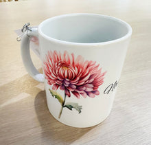 Charger l'image dans la galerie, Mug cadeau mois de naissance avec fleur imprimée mois d'Automne - Vaisselle