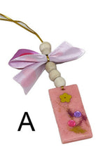 Load the image in the gallery,Red scented suspension with bow for the car or home.