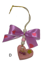 Load the image in the gallery,Red scented suspension with bow for the car or home.