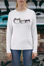 Charger l'image dans la galerie, T-shirt manches longues chat -