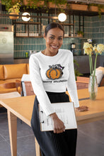 Charger l'image dans la galerie, T-shirt manches longues citrouille et chat - Halloween