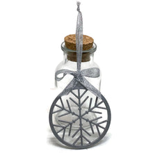 Load the image in the gallery,Three Wooden Christmas Snowflake Decorations - New