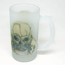 Load the image in the gallery,Beer mug with three skulls - Tableware - Gifts for Men - Valentine's Day