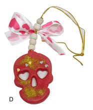Load the image in the gallery,Red scented suspension with bow for the car or home.