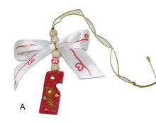 Load the image in the gallery,Red scented suspension with bow for the car or home.
