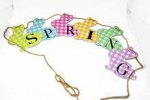 Charger l'image dans la galerie, Guirlande de lapins - guirlande de lapins de Pâques - Décoration maison