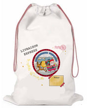 Charger l'image dans la galerie, Hotte de Noël personnalisée avec père Noël - New