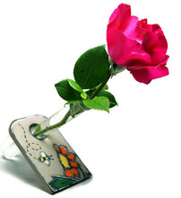 Charger l'image dans la galerie, Vase soliflore avec abeille - Décoration maison