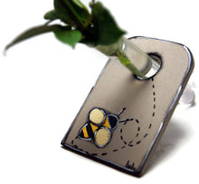 Charger l'image dans la galerie, Vase Soliflore avec abeille - Décoration maison