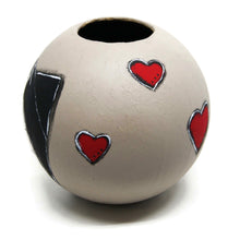 Load the image in the gallery,Ball-shaped vase with cat - Home decoration