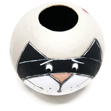 Load the image in the gallery,Ball-shaped vase with cat - Home decoration