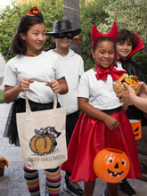 Charger l'image dans la galerie, Sac chat noir et citrouille - Halloween - Sacs et pochettes