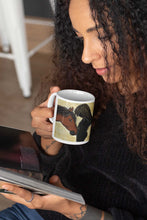 Charger l'image dans la galerie, Mug blanc avec cheval et cavalière - Vaisselle