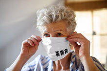 Charger l'image dans la galerie, Masque en tissu avec chiens