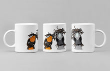 Charger l&#39;image dans la galerie, Mug blanc avec deux chevaux - Vaisselle
