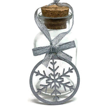 Load the image in the gallery,Three Wooden Christmas Snowflake Decorations - New