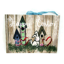 Charger l'image dans la galerie, Plaque de porte avec lapin personnalisée - Pâques - Décoration maison