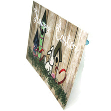 Charger l'image dans la galerie, Plaque de porte avec lapin personnalisée - Pâques - Décoration maison