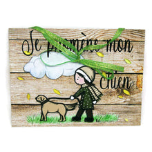 Charger l'image dans la galerie, Plaque avec chien - Décoration maison -