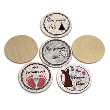Load the image in the gallery,Baby milestone pouch and tokens - NEW