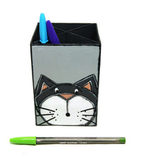 Charger l'image dans la galerie, Pot à crayon avec trois chats - Articles de bureau -
