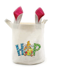 Load the image in the gallery,Cloth bag with pink or blue bunny ears and Gnome