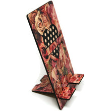 Charger l'image dans la galerie, Support téléphone avec roses- Articles de bureau -