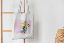 Charger l'image dans la galerie, Sac en coton fille au chat rose - Sacs et pochettes -