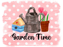 Load the image in the gallery,Welcome plate with watering can and tulips - Home decoration -
