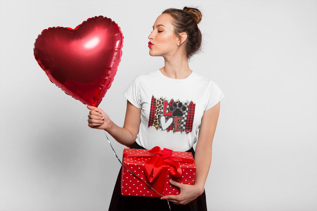 Short-sleeved T-shirt Love - Valentine's Day