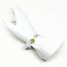 Load the image in the gallery,Satin bracelet with initials for the bride and bridesmaids - Wedding
