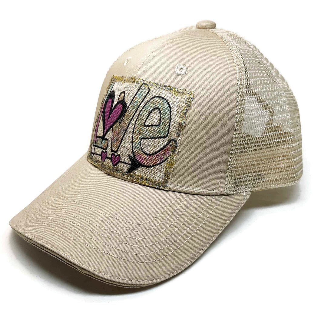 Ecru cap with crest - accessories - summer - NEW
