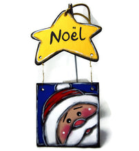 Charger l&#39;image dans la galerie, Ornements de sapin de noël étoiles avec Père Noël, bonhomme de neige et renne
