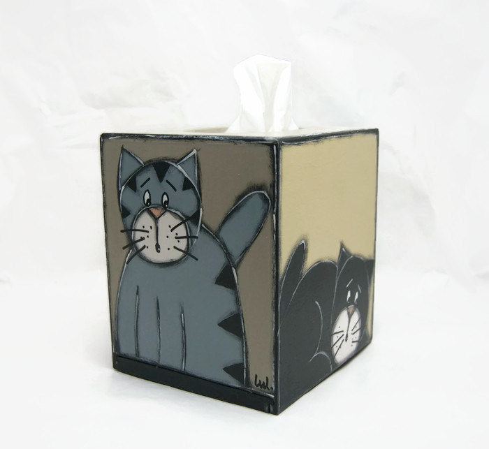 Cat tissue box
