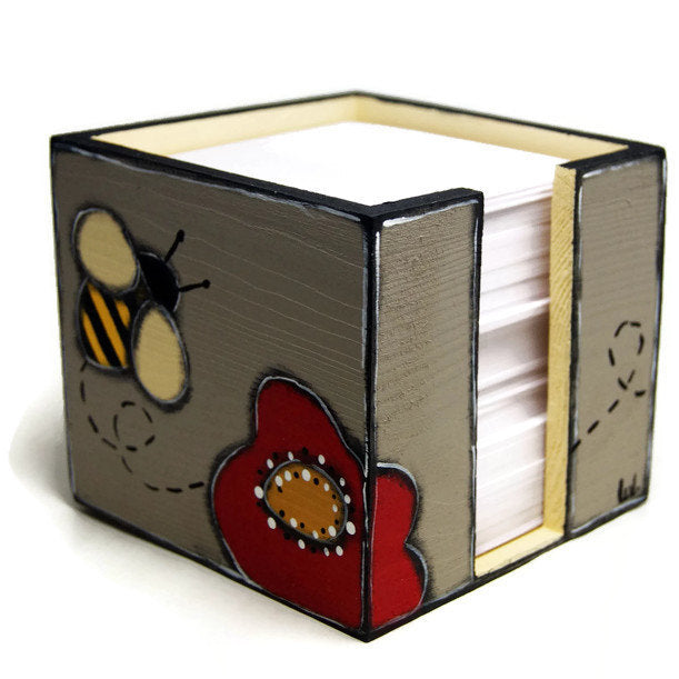 Boite notes avec abeilles - Articles de Bureau -