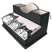 Load the image in the gallery,Desk organizer with three cats - Desk item
