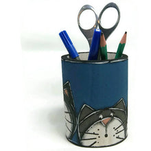 Charger l&#39;image dans la galerie, Pot à crayon avec chats - Articles de bureau -
