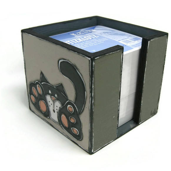 Paper note box with cats - Office supplies -