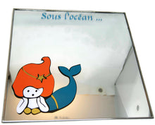 Load the image in the gallery,Mirror with little mermaid - Home decoration
