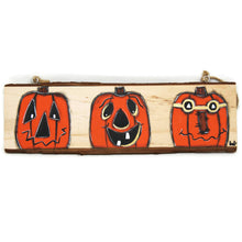 Load the image in the gallery,Door plate with three pumpkins - Halloween
