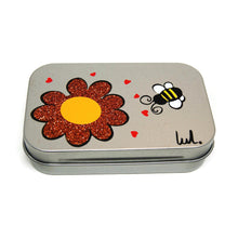 Charger l&#39;image dans la galerie, Boite à pilules de poche avec abeille - été

