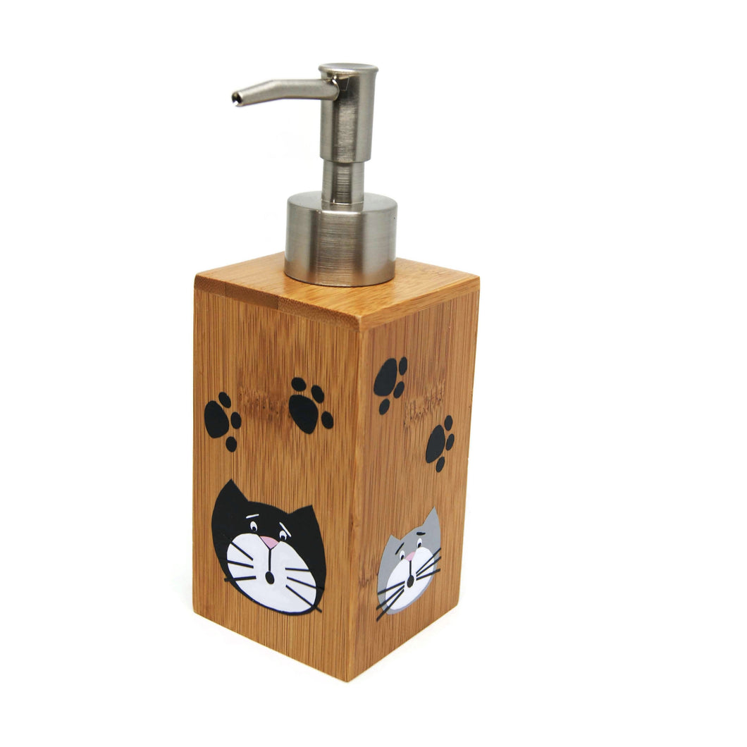 Liquid soap dispenser with cats - Home decoration