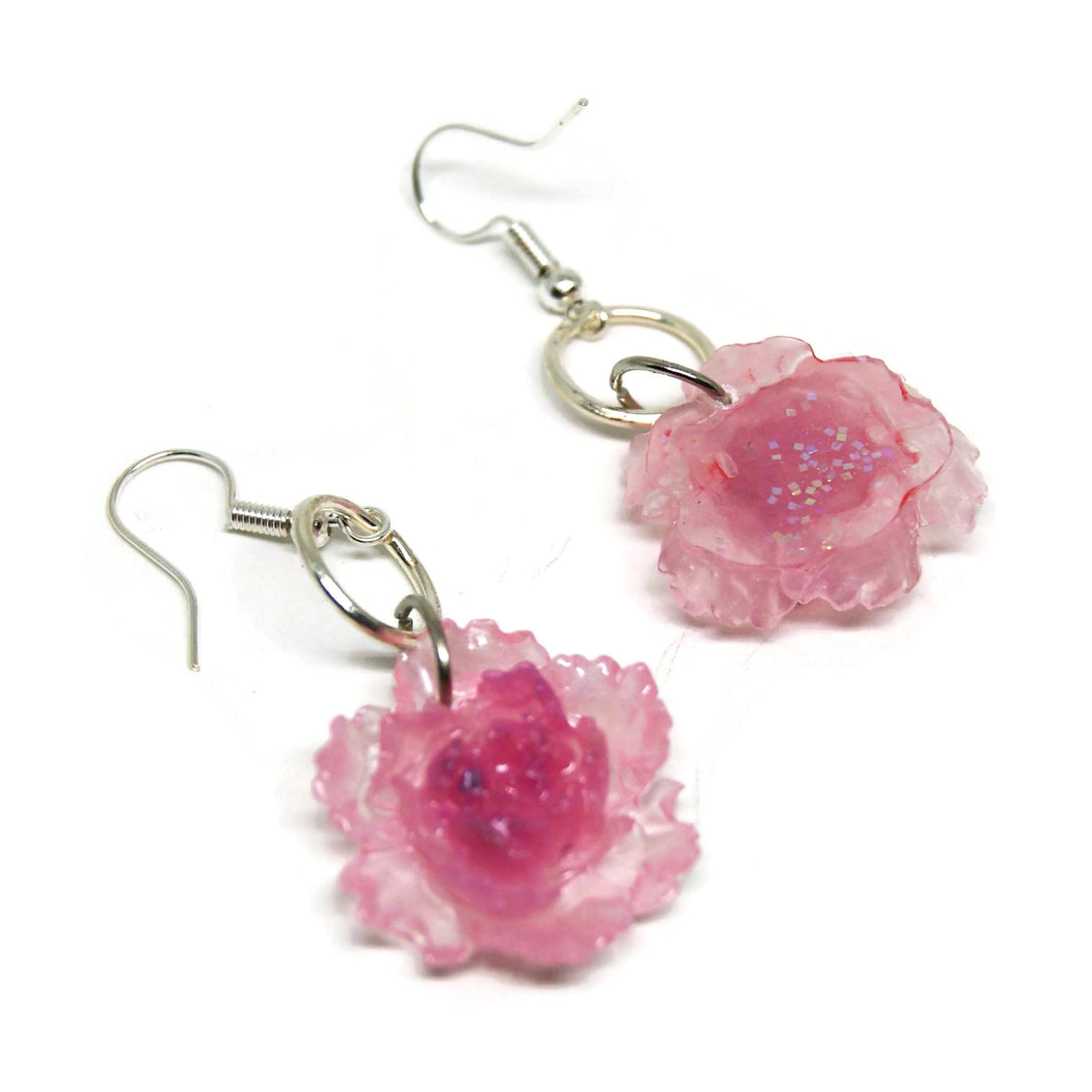Boucles d'oreilles en forme de roses - Bijoux -